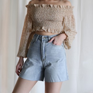 CUT Shorts Jeans - PARV STUDIO