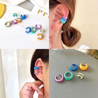 Ringring_acc | Ear Cuff ต่างหูหนีบอะคริลิคสไตล์เกาหลี สี Pastel พร้อมส่ง