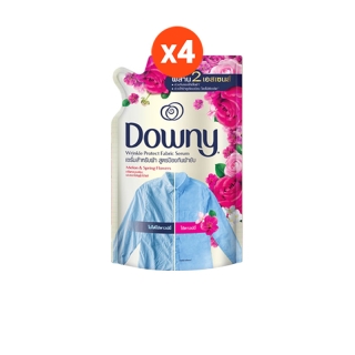 [ใหม่!]Downy Fabric Serum ดาวน์นี่ น้ำยาปรับผ้านุ่ม สูตรป้องกันผ้ายับ ชนิดถุงเติม 500มล x4ถุง (เลือกกลิ่นได้)