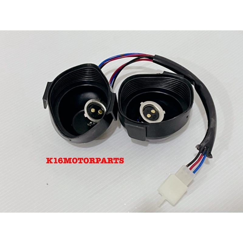 ขั้วไฟหน้า 2 ขั้ว พร้อมยางครอบ รุ่น DASH-RS / DASH-NEW / LS125-D # 1310-045-00 # ยี่ห้อ HMA ราคา ถูกที่สุด ดีลบีเคเค แกลเลอรีภาพที่ 2