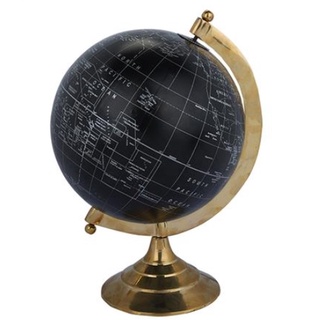 ของตกแต่ง HOME LIVING STYLE ลูกโลก WORLD GLOBE 23X20X30 ซม. สีดำ