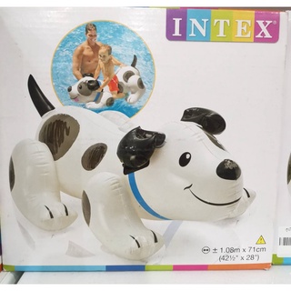 MKT สุนัขเป่าลม 108X71cm Puppy Ride-On INTEX 57521 230699