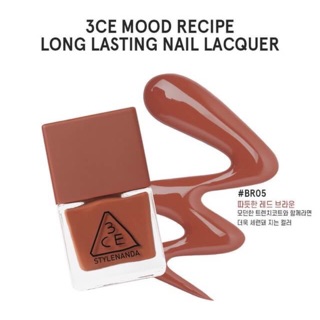 3CE MOOD RECIPE LONG LASTING NAIL LACQUER