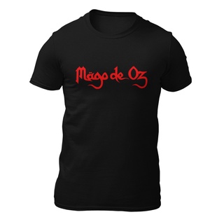 เสื้อยืดผ้าฝ้ายพิมพ์ลายคลาสสิก เสื้อยืดแขนสั้น พิมพ์ลาย MAGO DE OZ