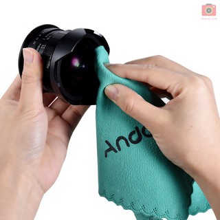 Andoer ผ้าเช็ดเลนส์กล้อง สําหรับ กล้อง DSLR Canon Nikon iPhone iPad แท็บเล็ต แล็ปท็อป