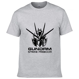 【เสื้อยืดใหม่】[S-5XL] จิตวิญญาณสีเงิน เสื้อยืด  Strike Freedom Gundam T-shirt Animation Comic