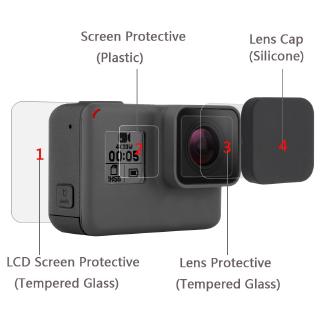 กระจกนิรภัยกันรอยหน้าจอ Lcd สําหรับ Go Pro Gopro Hero 5 6 7 Hero 5 Hero 6 Hero 7