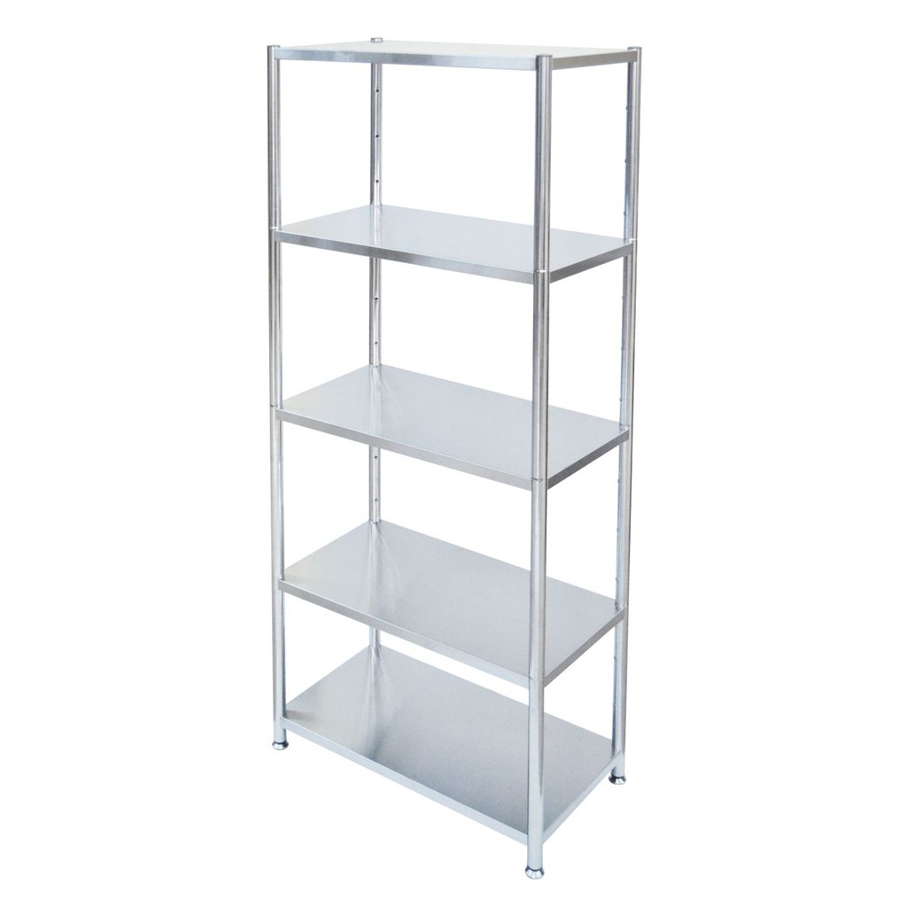 Q Line ชั้นสเตนเลส 5 ชั้น 73x40x175 ซม, Ø32 มม MS-706/5