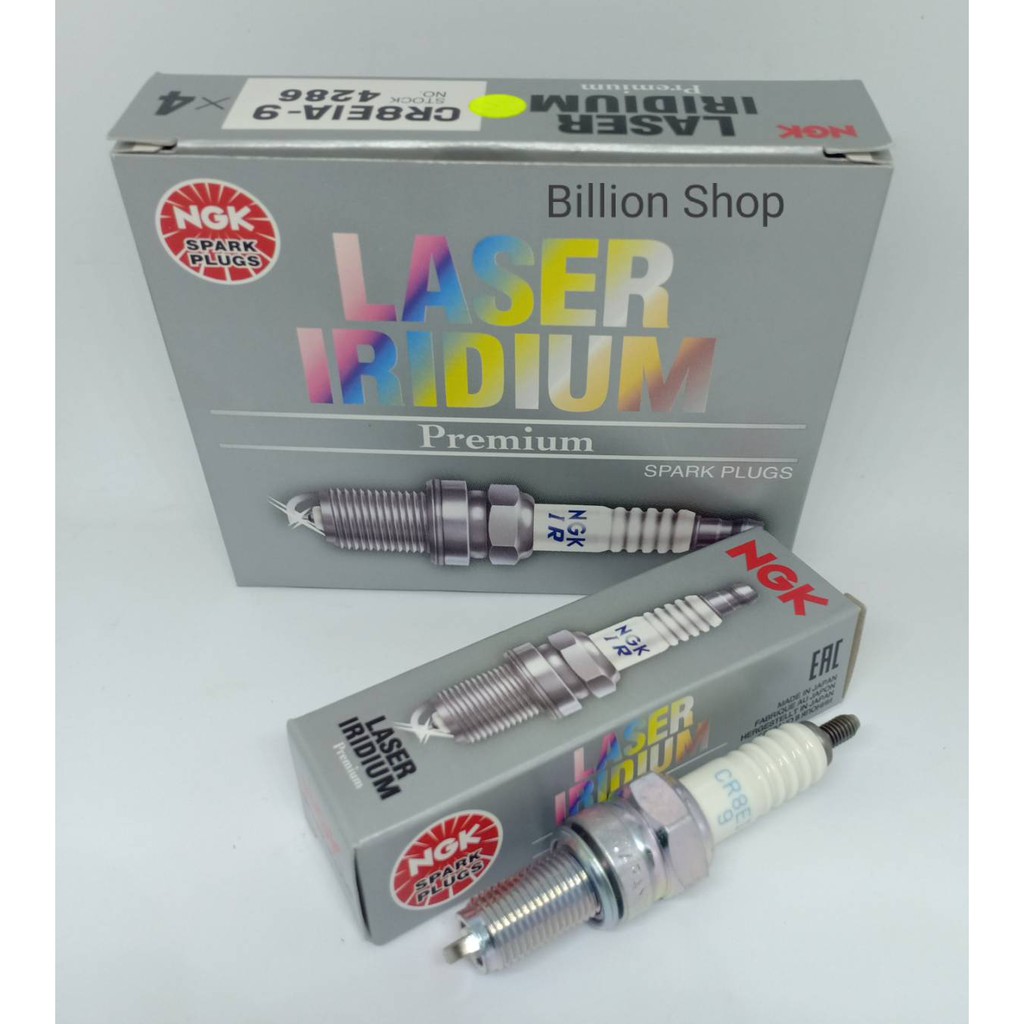 หัวเทียน NGK LASER IRIDIUM CR8EIA-9 (4286) FOR BIG BIKE CB500 CB500X CBR500 CB650F CB650R CBR650 Suz