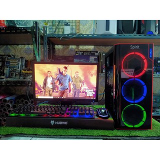 คอมประกอบ CORE i3 2100 /RAM 8GB/SSD 120GB/ VGA 2GD3-DDR5 คอมเล่นเกม GTA V  FreeFire ครบชุด