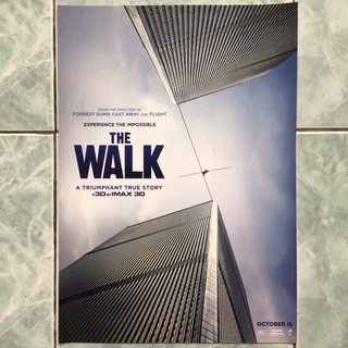 poster IMAX The Walk ขนาด 11.5 X 16.5 นื้ว (A3)