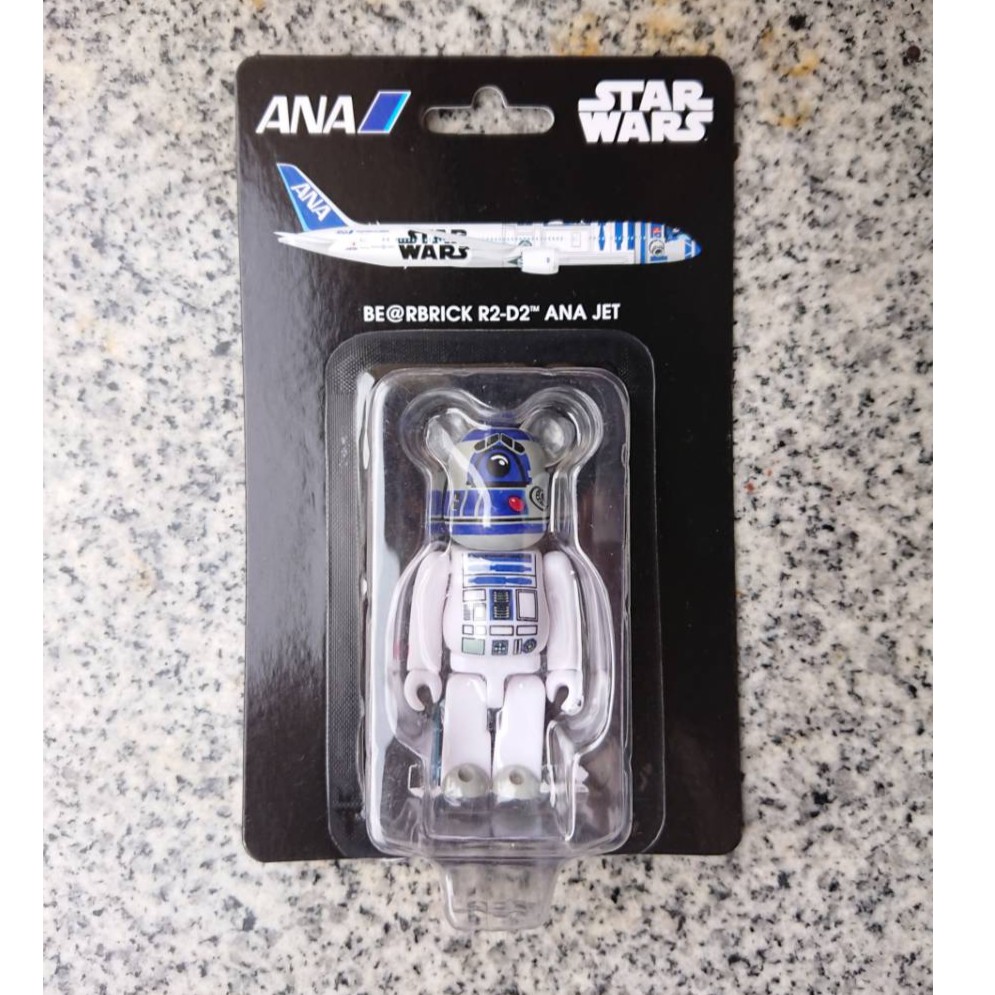 Bearbrick 100% ANA Jet x Star Wars R2-D2