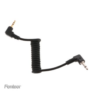 [FENTEER] 2.5mm to 3.5mm Male Flash PC Sync Cable Connector for Canon Nikon 1m/3.3ft