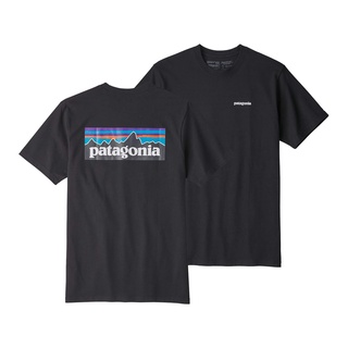 เสื้อยืด ผ้าฝ้าย พิมพ์ลายโลโก้ Patagonia P-6 สําหรับผู้ชาย
