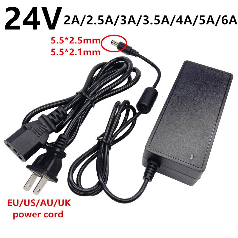 24V 2A 2.5A 3A 3.5A 4A 5A 6A universal Power Adapter AC DC Adaptor 220V ถึง 24 V โวลต์แหล่งจ่ายไฟ Sw