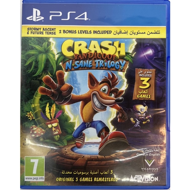 [Ps4][มือ2] เกม Crash bandicoot games