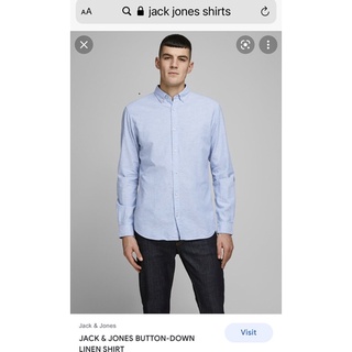 เสื้อเชิ้ตผู้ชาย แจ็ค แอนด์ โจนส์ JACK&amp;JONES (SLIM Fit)