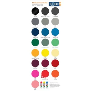 สีสเปรย์ อเนกประสงค์ kobeโกเบ TOA สะท้อนแสง แคนดี้โทน กัลวาไนซ์ สีทอง โครเมี่ยม รองพื้น bonus
