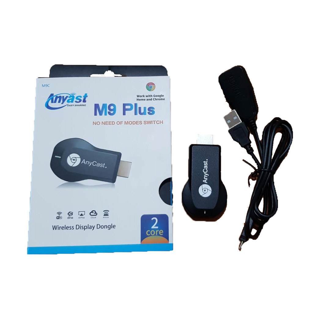 Anycast M9 Plus อุปกรณ์เชื่อมต่อมือถือ/ แท็บเล็ต ขึ้นจอทีวี | Shopee ...