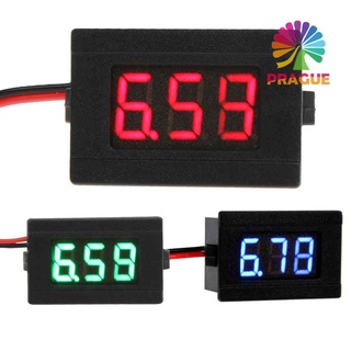 โวลต์มิเตอร์ดิจิทัล LED DC 4.5-30V สองสาย PE-0.36 นิ้ว