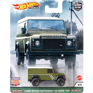 Hot Wheels Premium British Horse Land Rover Defender 110 Hard Top FPY86