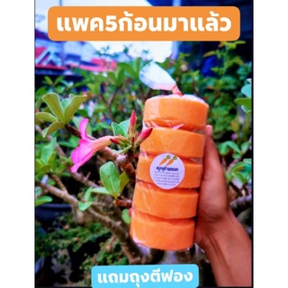 🥕พร้อมส่ง🥕 สบู่แครอทกลูต้า(แพค5ก้อน)