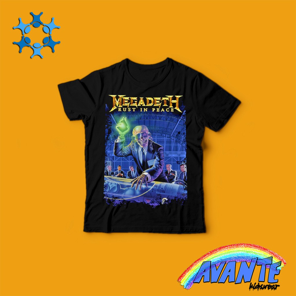 เสื้อยืดเด็ก Megadeth - RUST IN PEACE