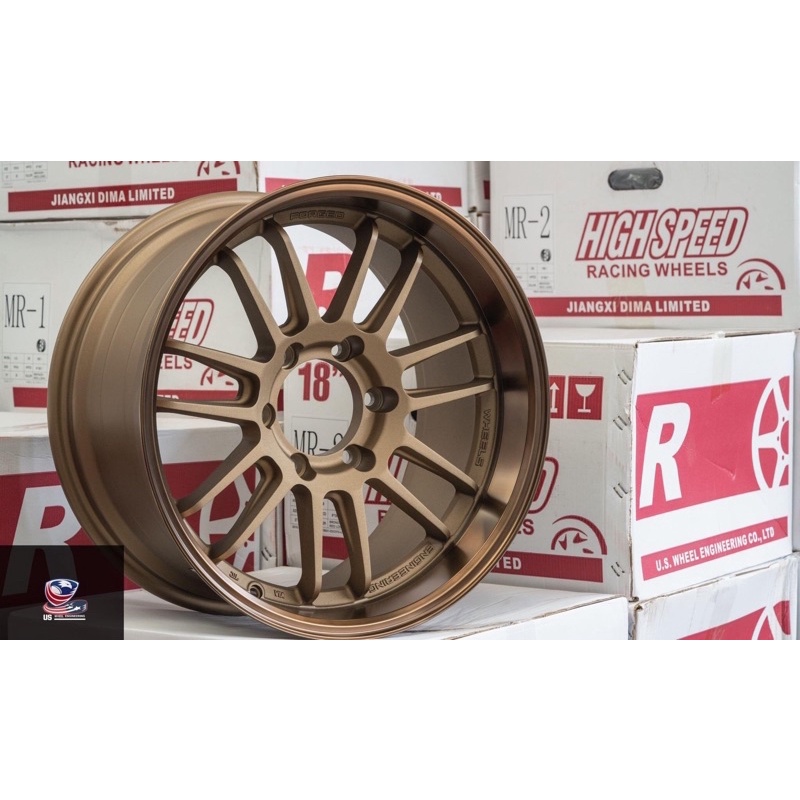 ล้อแม๊กซ์ Re30  ขอบ18” 6รู สีน้ำตาล  (4วง)