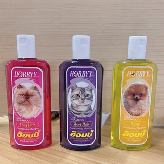 แชมพูอาบน้ำ หมา-แมว Hobbyy ขนาด 300ml