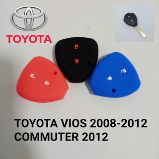 ซิลิโคนหุ้มกุญแจรีโมทรถ โตโยต้า วีออส คอมมิวเตอร์ TOYOTA VIOS 2008-2012 ,COMMUTER 2012