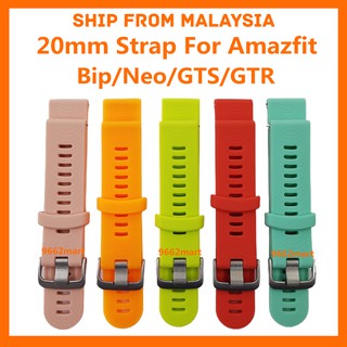 สายนาฬิกาข้อมือ ขนาด 42 มม. 20 มม. สําหรับ Amazfit Bip U Bip 3 GTR Mini GTS 3 GTS 2 GTS 2E GTS 2 Mini GTS Bip S GTR