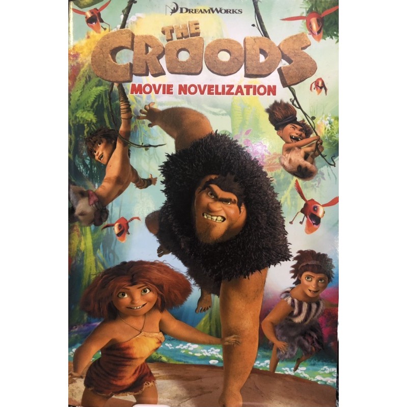 Sale-35%The Croods Movie Novelization จากเรื่องการตูนชื่อดัง DreamWorks-อ่านก่อนดูหนังเสริมจินตนาการ+ฝึกภาษาอังกฤษ