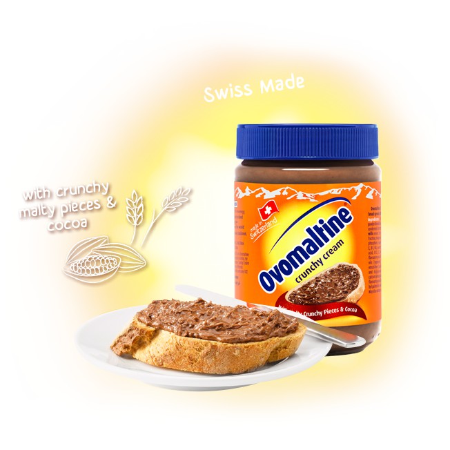 💚พร้อมส่ง❗️ โอวัลตินครั้นชี่ Ovomaltine Crunchy Cream แยมโอวัลติน โอวัลติน ครั้นชี่ โอวัลตินครั้น