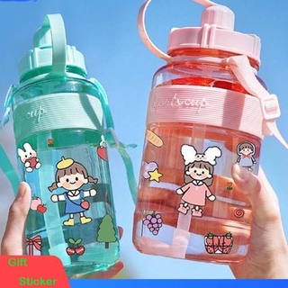 ขวดน้ำ 1ลิตร/1.5ลิตร/2ลิตร ขวดน้ำแกลลอน Water Bottle