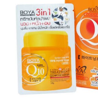 6 ซอง ทรีทเม้นท์TREATMENT 18G BOYA Q10

ครีมหมักผมสูตรญี่ปุ่น