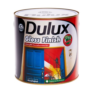 สีน้ำมัน ดูลักซ์ กลอสฟินิช ขนาด 3 ลิตร (สีเคลือบเงา Dulux Gloss Finish) สีน้ำมันเคลือบเงา คุณภาพสูง สำหรับไม้ และโลหะ