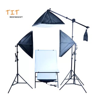 Studio photographic Light set professional photographic equipment soft box still life camera ทั้งชุด