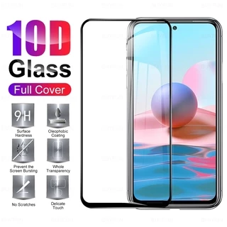 ฟิล์ม For Xiaomi Redmi Note14/13/12/11/Note10/Note10s/Note10pro/Mi13T/14T/14TPro กันรอย กันกระแทก ฟิล์มกระจกเต็มจอขอบดำ