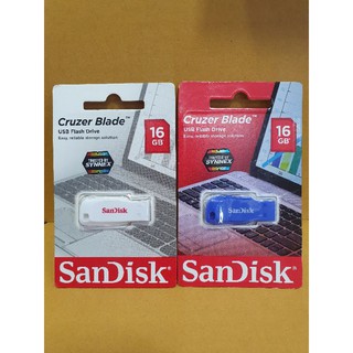 แฟลชไดร์ฟ Sandisk Cruzer Blade 16GB