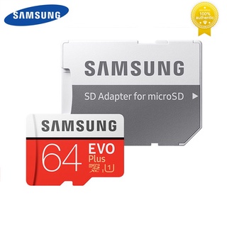 Ready stock ! SAMSUNG Micro SD Card 128GB EVO Plus Flash Memory Card 64GB Class 10 UHS-I High Speed Microsd TF Card