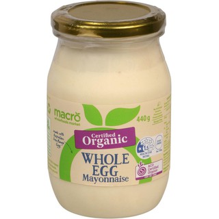 Macro Organic Whole Egg Mayonnaise 440g มายองเนสไข่ทั้งฟองออร์แกนิคมาโคร