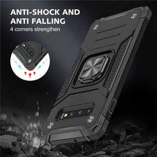 Samsung Galaxy S10 Plus S8 S9 Plus S10e Armor Armor Magnetic Invisible Stand Phone Back Cover Phone Case