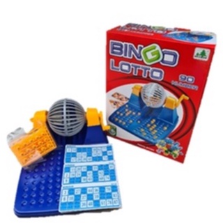 บิงโก สินค้าเด็ก ของเล่นเด็ก Bingo-Lotto-(90-ball-bingo) เกมบิงโกพร้อมตัวหมุน ของเล่นผ่อนคลายสมอง พร้อมส่ง