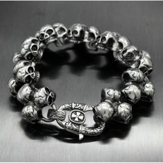 Skull Pattern Bangle for Men