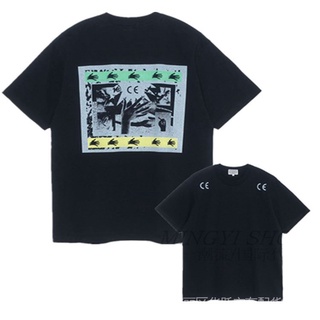 เสื้อยืดแขนสั้น พิมพ์ลาย Cavemptc.e cav empt 20SS Ghost Hand สําหรับผู้ชาย และผู้หญิง