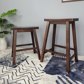 เก้าอี้สตูล/Dining/ Stool Chair/ ST-24 / ST-28 -Evergreen-Furniture ผลิตจากไม้ยางพาราแข็งแรง ทนทาน ( 2 ตัว / กล่อง )