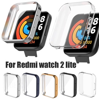 เคสนาฬิกาข้อมือ Tpu แบบใส กันกระแทก สําหรับ Xiaomi Redmi Watch 2 Lite Redmi2 Lite