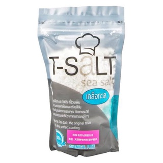 เกลือทะเล T-Salt 100% Natural Fleur de sel ไม่เติมสารไอโอดีน ปราศจากสารเคมีเหมาะสำหรับอาหาร คีโตและผู้ที่ควบคุมอาหาร