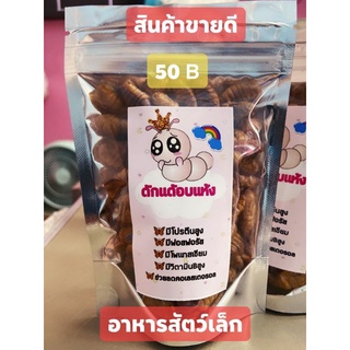 ดักแด้อบแห้งอาหารสัตว์เล็ก