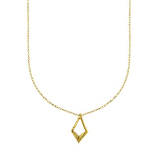 Aevari Sunlight Mirror Gold Plated Necklace Gold Plated